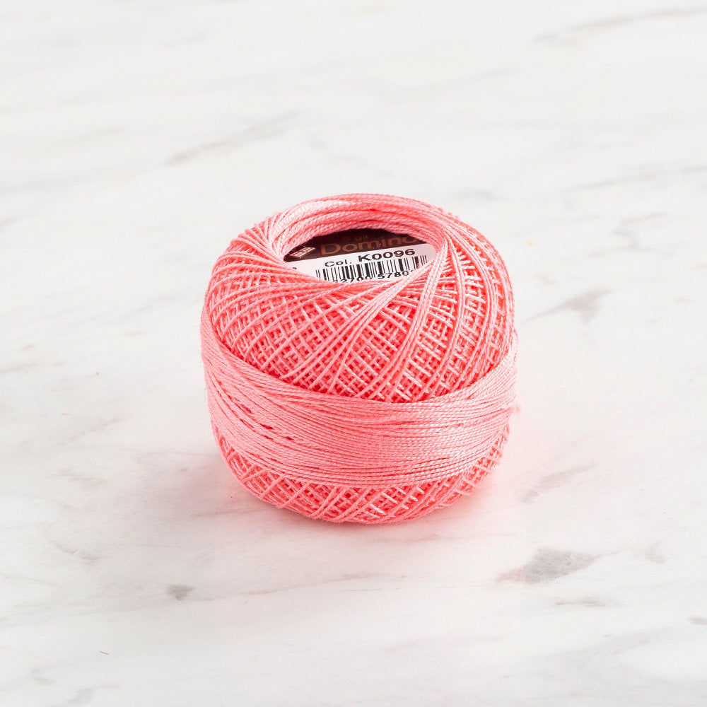 Domino Cotton Perle Size 12 Embroidery Thread (5 g), Pink - 4590012-K0096