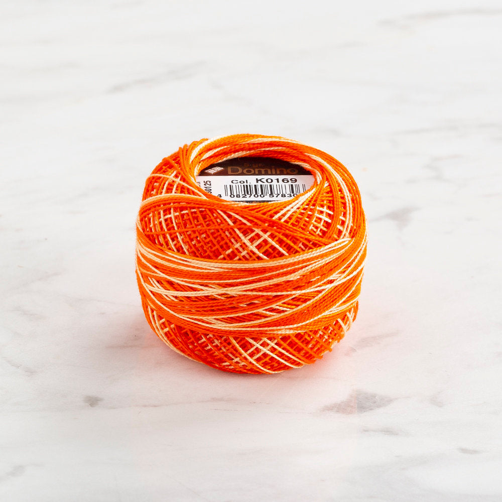 Domino Cotton Perle Size 12 Embroidery Thread (5 g), Variegated - 4590