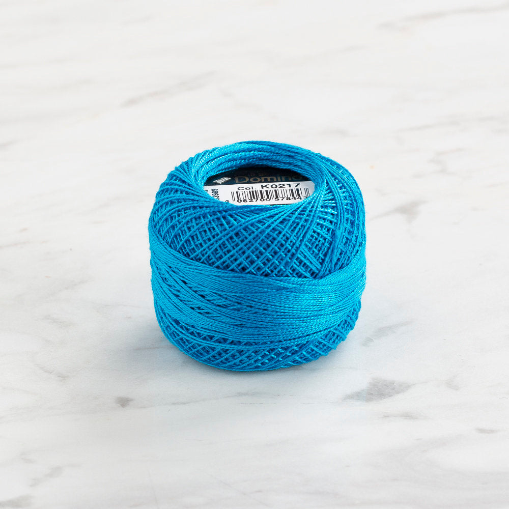 Domino Cotton Perle Size 12 Embroidery Thread (5 g), Blue - 4590012-K0