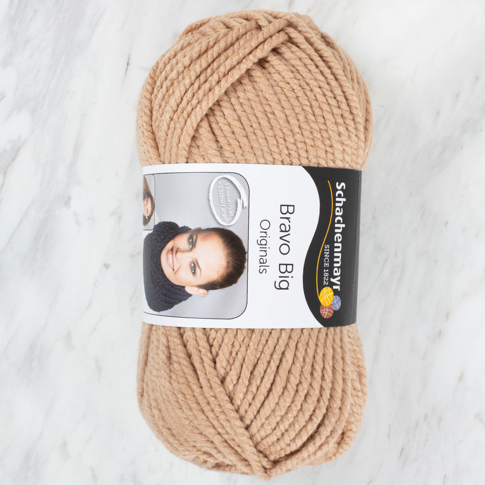 Schachenmayr Bravo Big Originas 200 gr Knitting Yarn, Beige - 9807705 - 00105