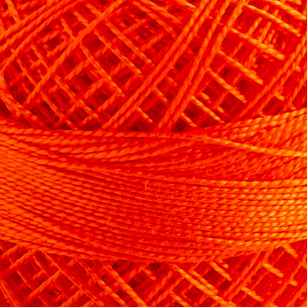Domino Cotton Perle Size 12 Embroidery Thread (5 g), Orange - 4590012-333