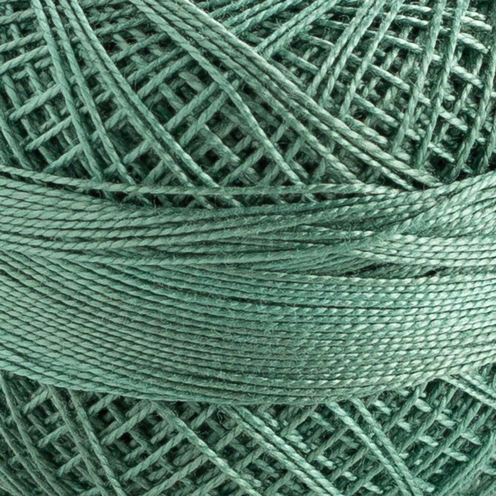 Domino Cotton Perle Size 12 Embroidery Thread (5 g), Green - 4590012-876