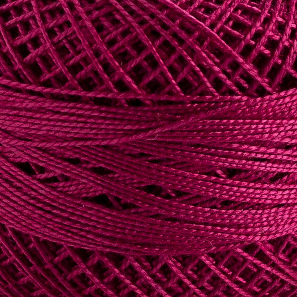 Domino Cotton Perle Size 12 Embroidery Thread (5 g), Plum - 4590012-1028