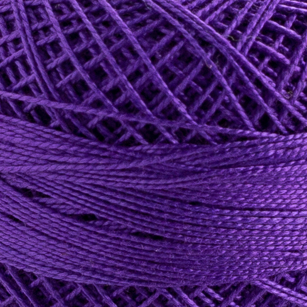 Domino Cotton Perle Size 12 Embroidery Thread (5 g), Dark Purple - 4590012-2112