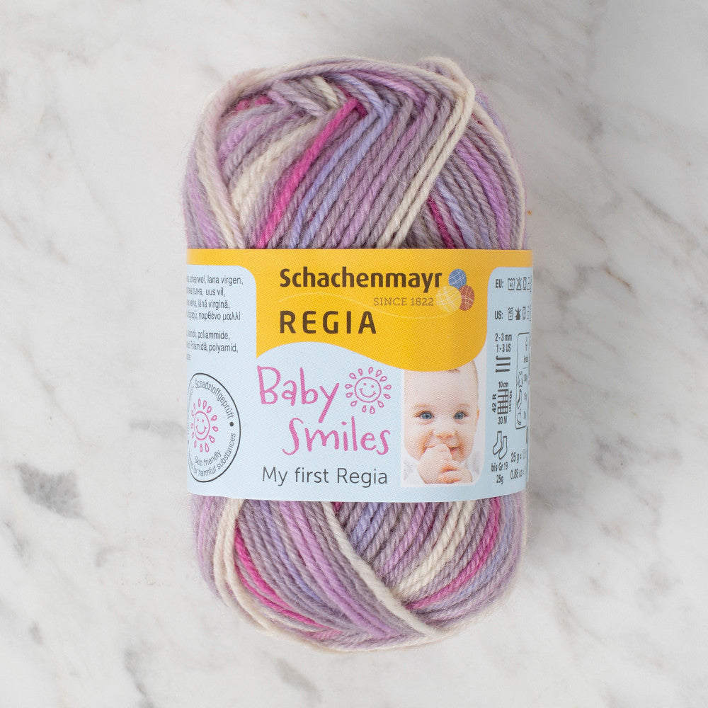 Schachenmayr Baby Smiles My First Regia 25 gr Knitting Yarn, Variegated - 9801296 - 01794