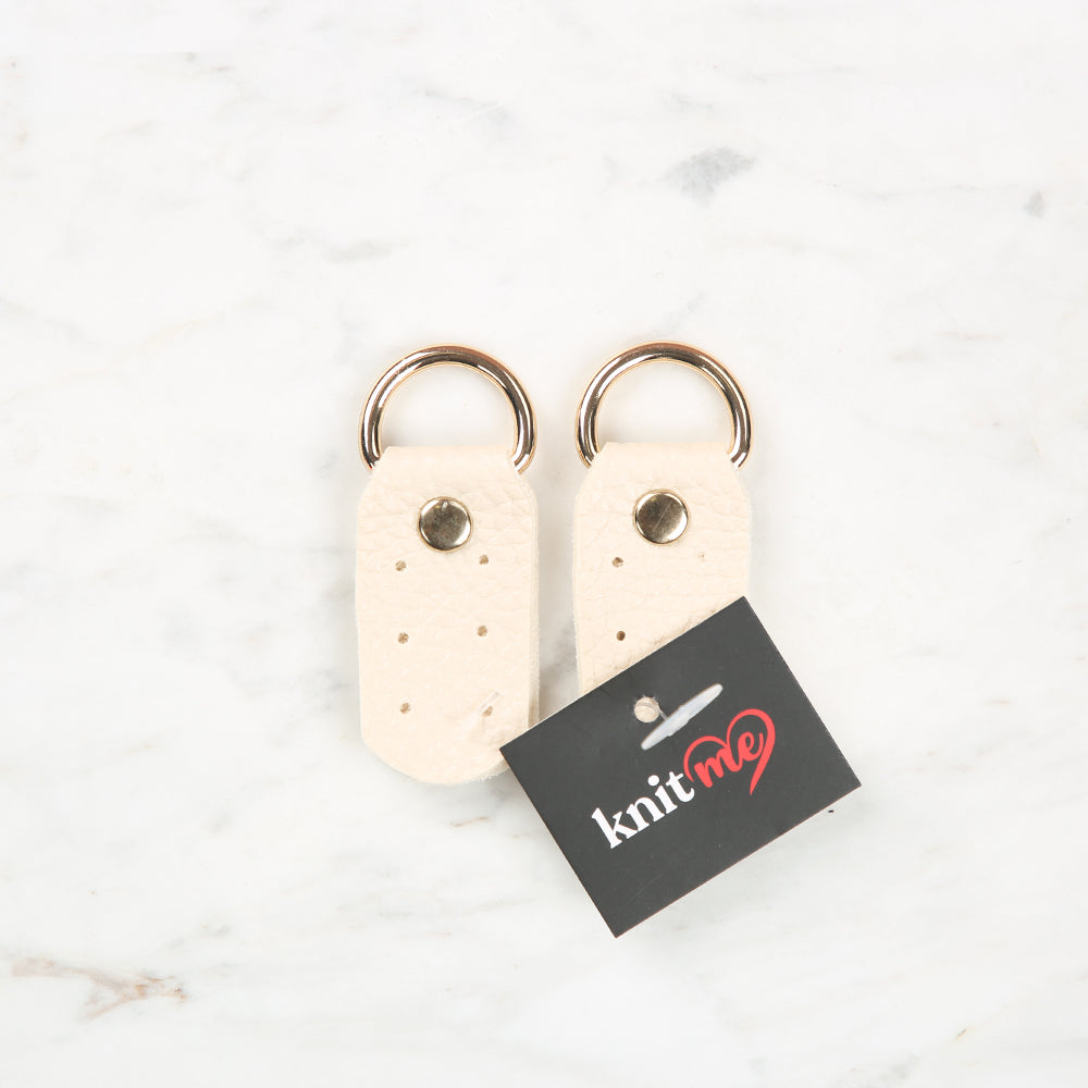 Knitme D Ring  5x2.5 cm Cream BA-0010