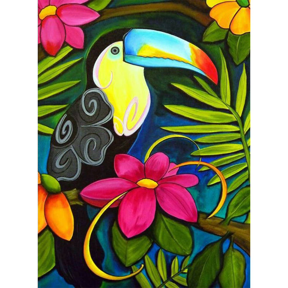 Collection D'Art Mosaic Kit - Parrot 19x27 - D7059