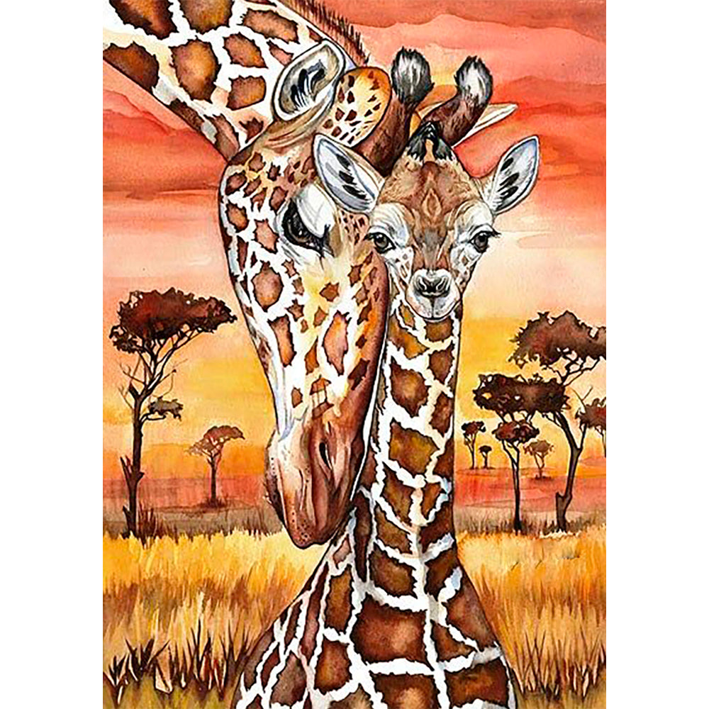 Collection D Art Giraffes 27x38 Mosaic Kit - D4653