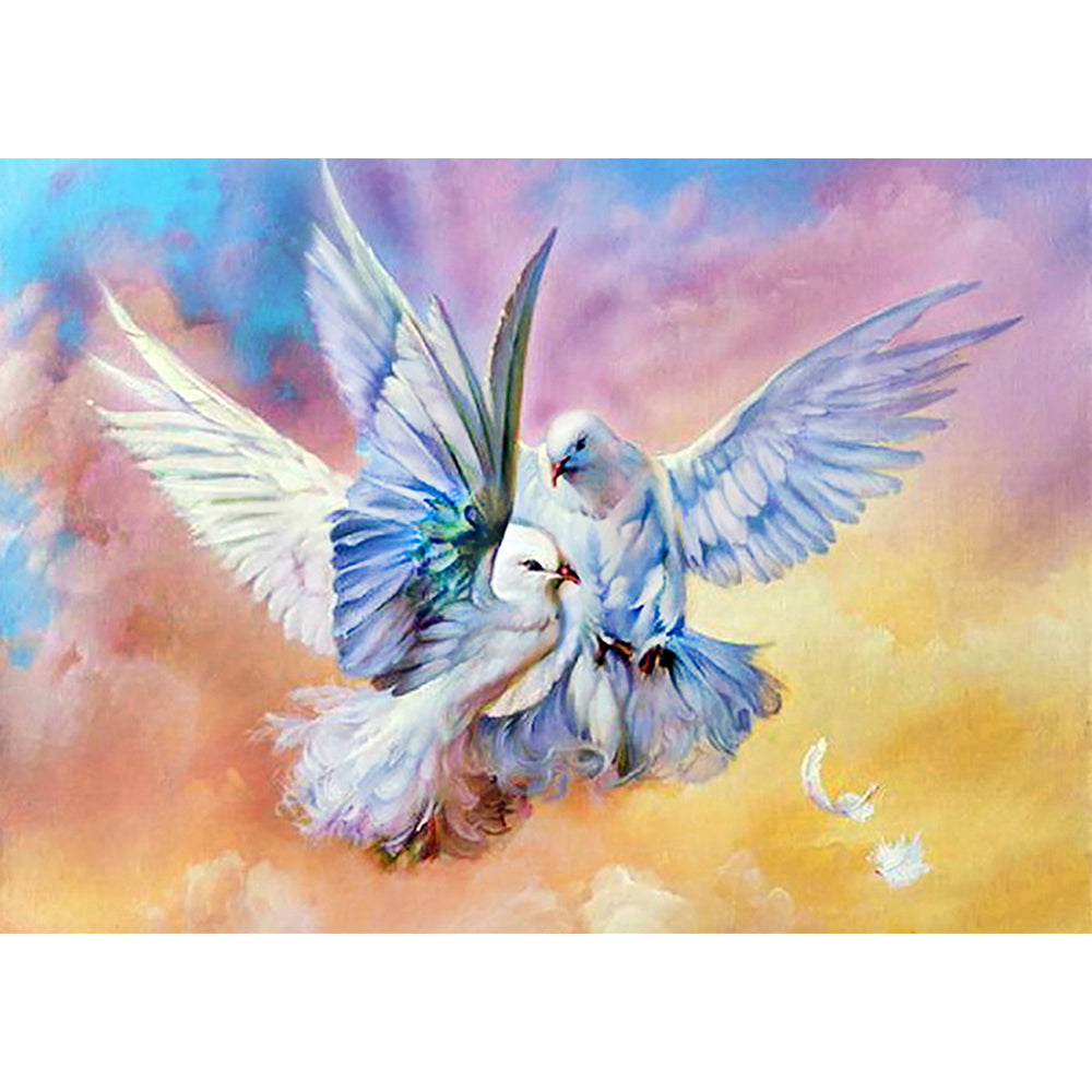Collection D Art Pigeons 38x27 Mosaic Kit - D5850
