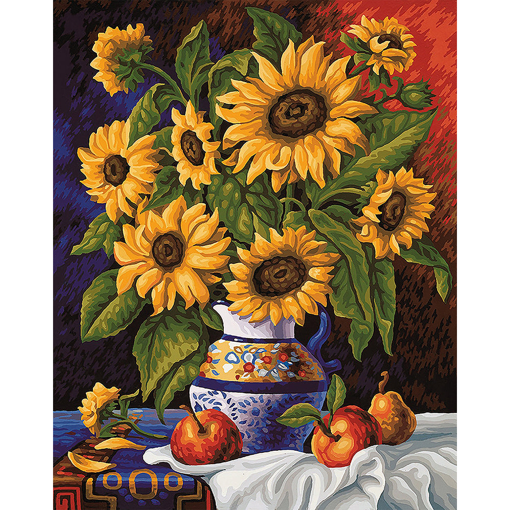 Collection D Art Sunflowers' bunch 38x48 Mosaic Kit - D4640