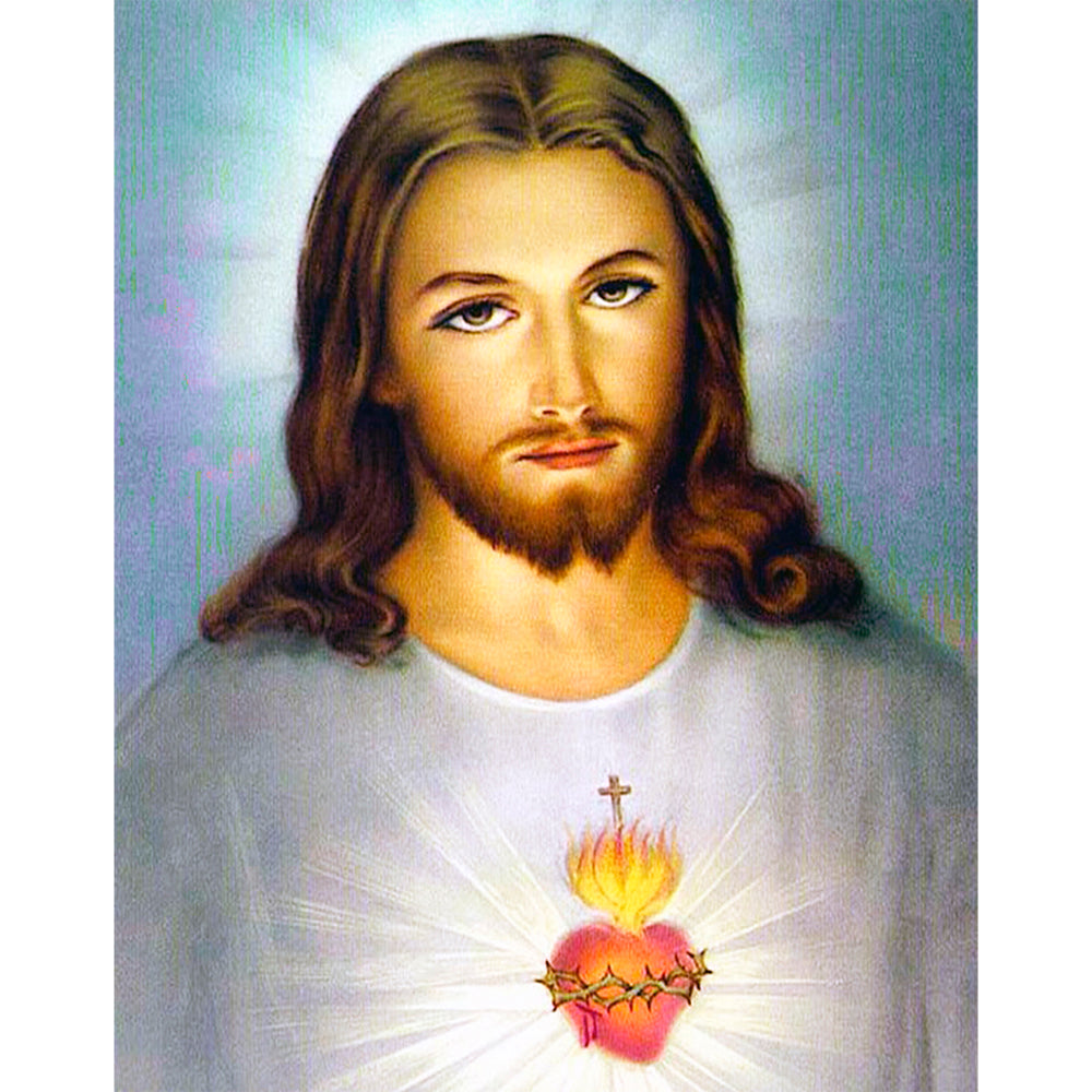 Collection D Art Heart of Jesus 38x48 Mosaic Kit - D3407