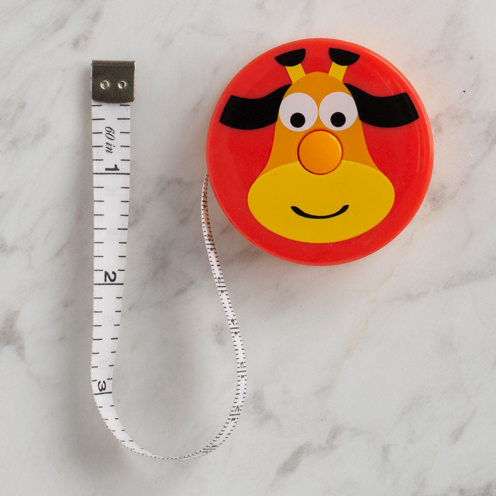 Loren Retractable Soft Tape Measure, Giraffe