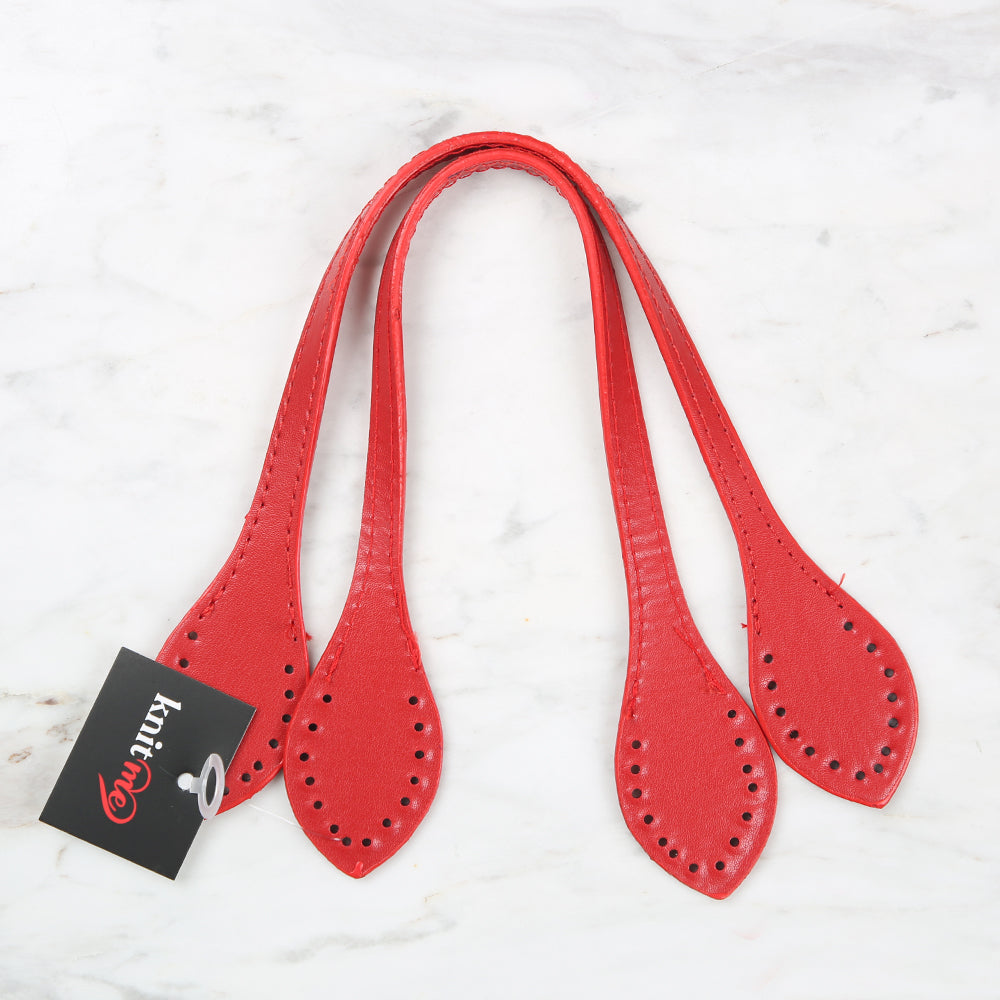 Knitme Dyed Bag Handle 37 cm Red BA-0057