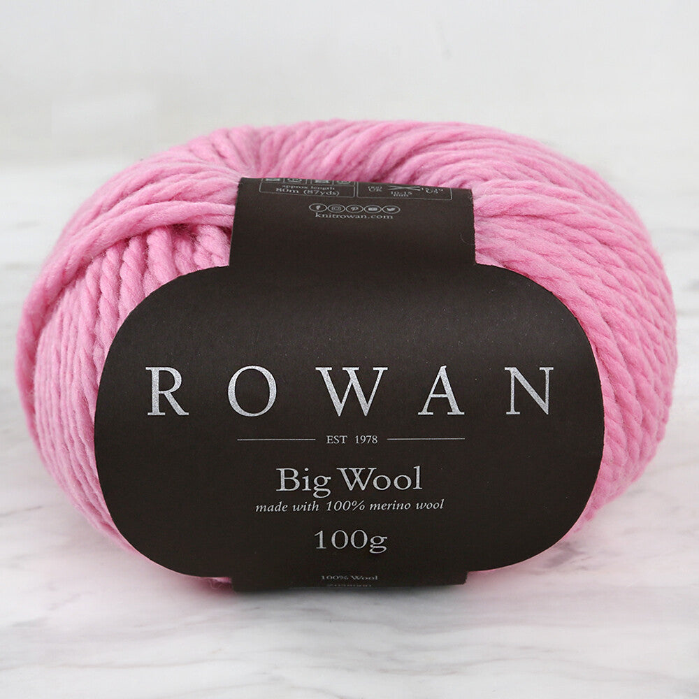 Rowan Big Wool Yarn, Pink - 00095