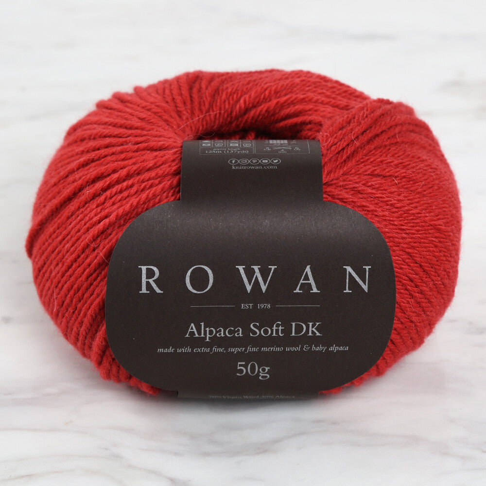 Rowan Alpaca Soft DK Yarn, Orange - 00229