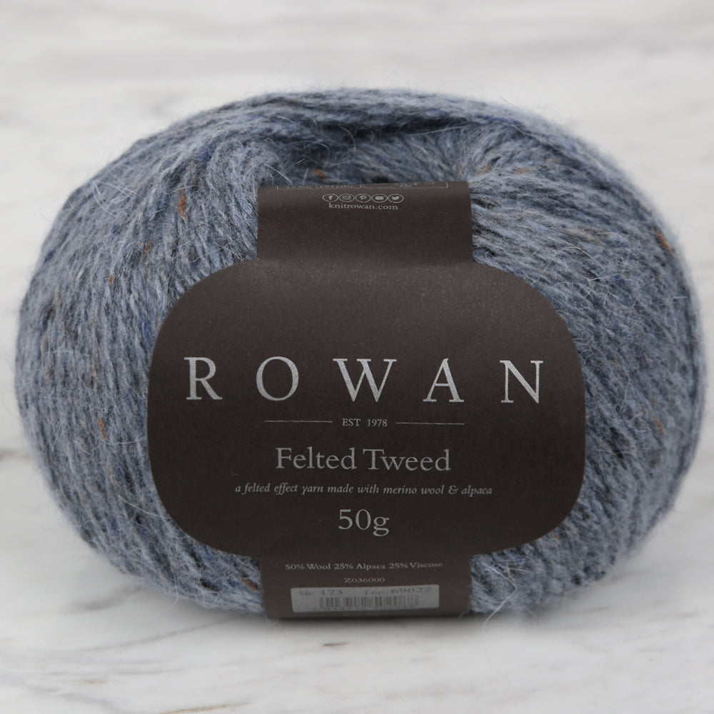 Rowan Felted Tweed Yarn, Blue - 173