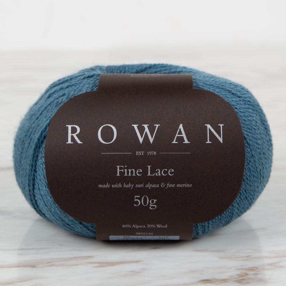 Rowan Fine Lace 50gr Hand Knitting Yarn, Green - 00933