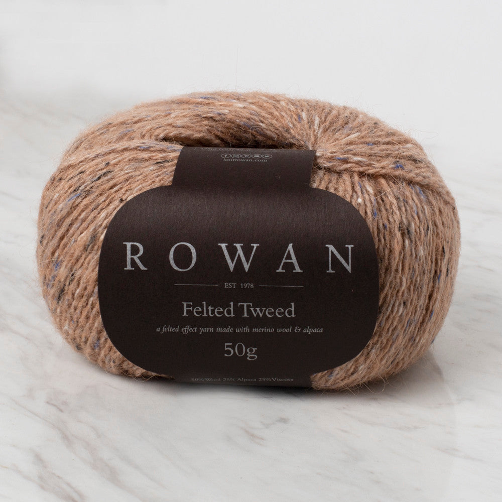 Rowan Felted Tweed 50gr Yarn, Camel -157