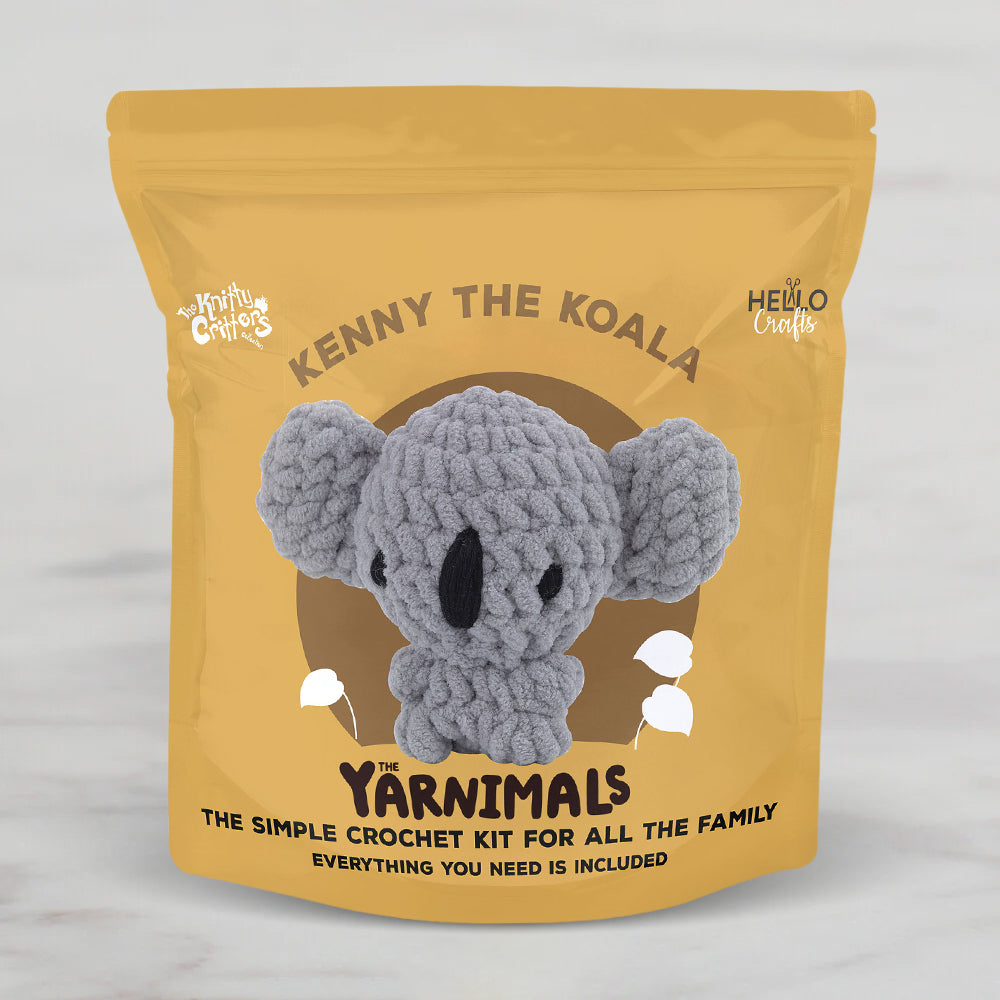 Hello Crafts Yarnımals Amigurumi Kit - Kenny The Koala - YN005