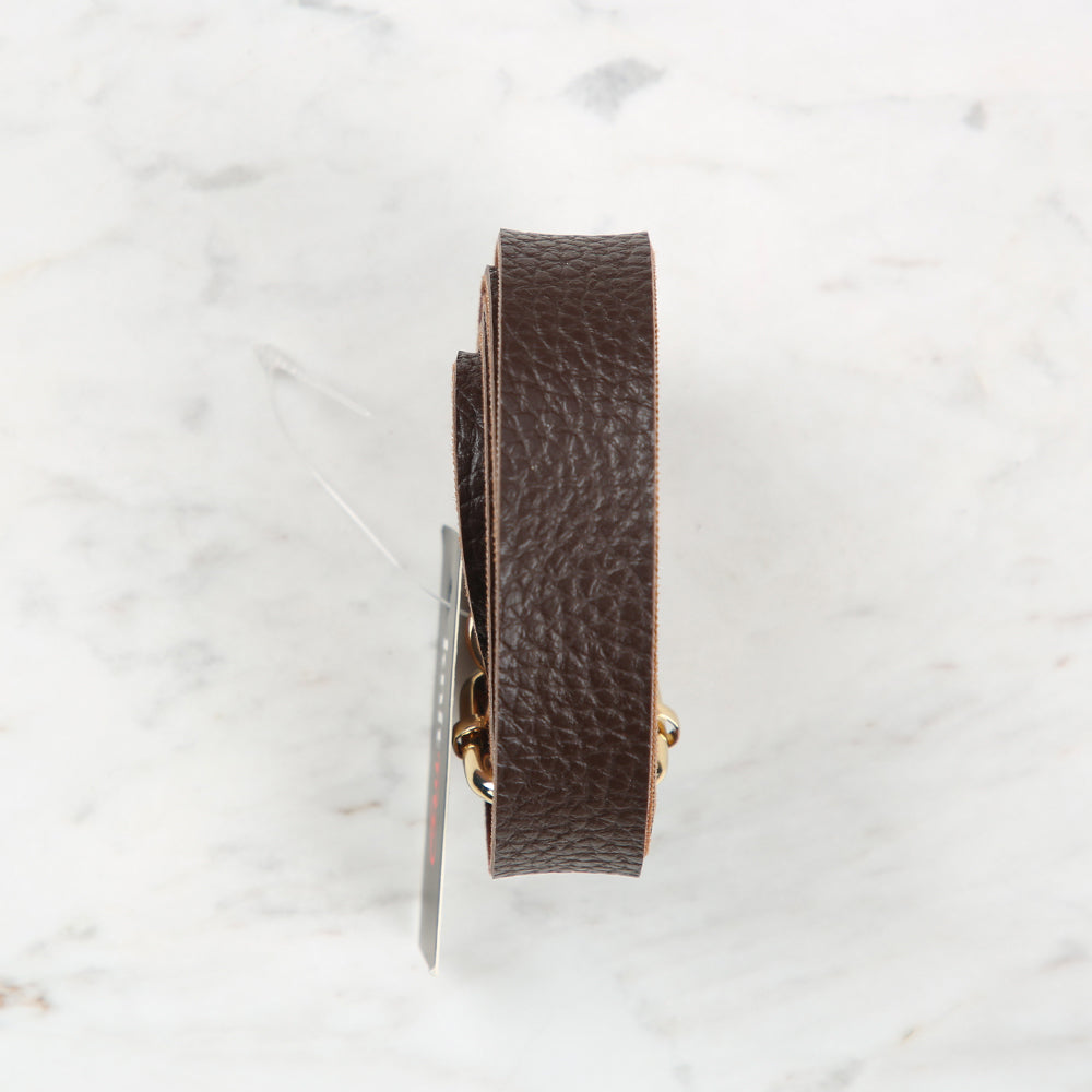 Knitme Sliding Buckle Bag Strap 135x2cm Brown BA-0002