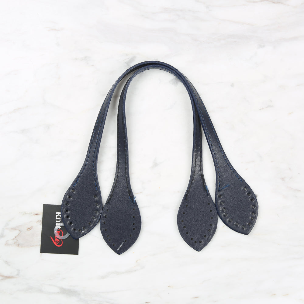 Knitme Dyed Bag Handle 37 cm Blue BA-0057