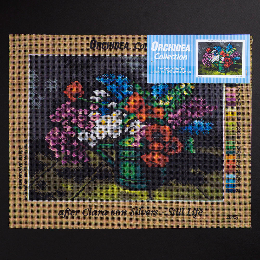 Orchidea 30x40cm Printed Gobelin, Clara von Sivers - Still Life - 2805J