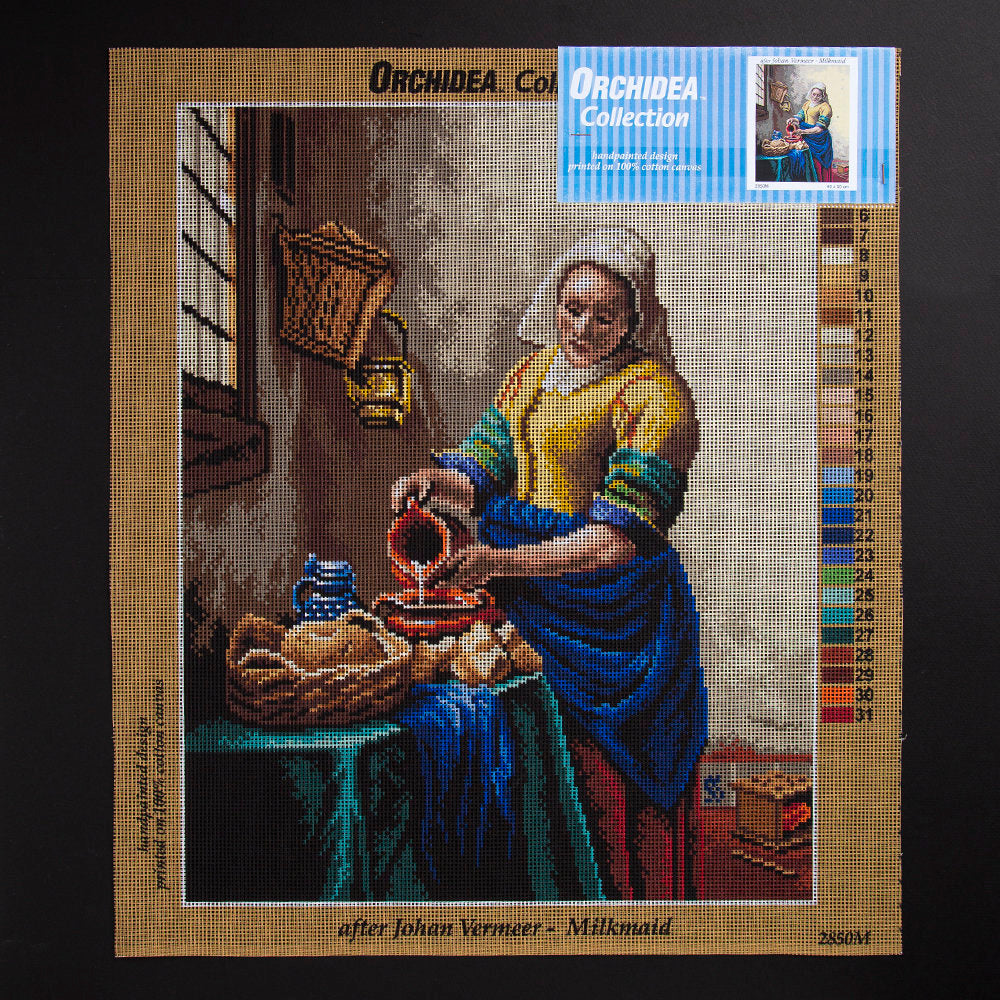 Orchidea 40x50cm Printed Gobelin, Johan Vermeer - Milkmaid - 2850M