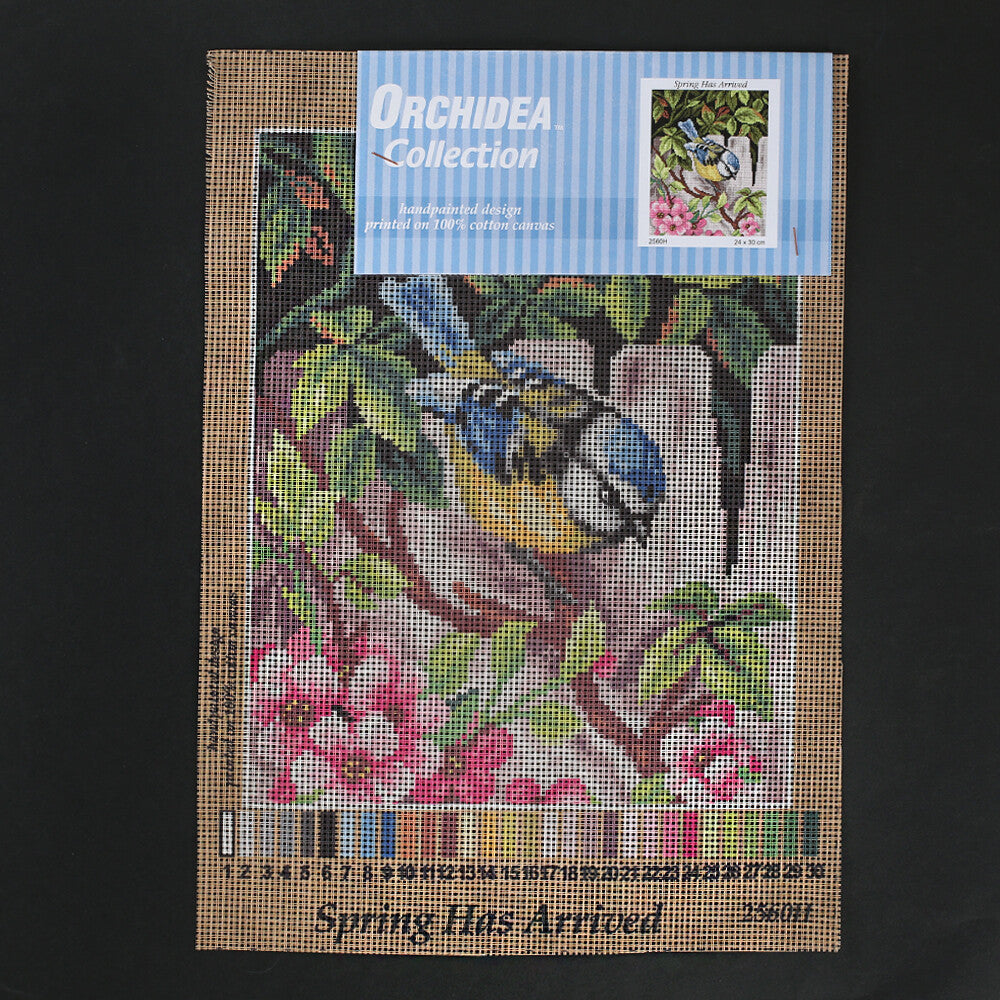 Orchidea 24x30 cm Spring Has Arrived Printed Gobelin 2560H