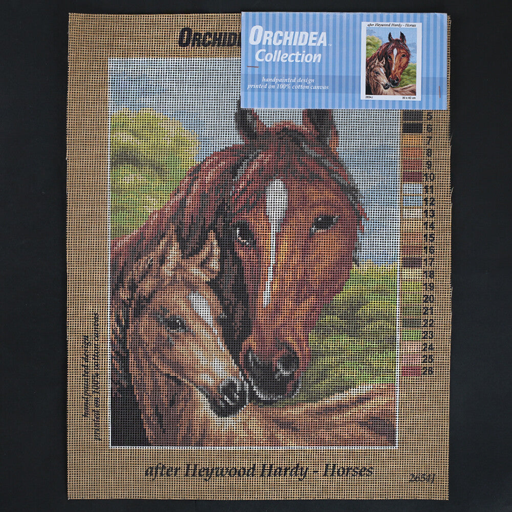 Orchidea 30x40 cm Heywood Hardy - Horses Printed Gobelin 2654J