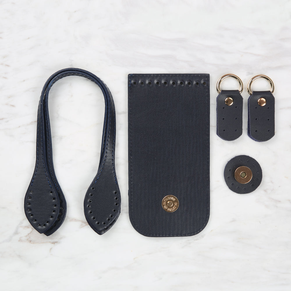 Knitme Fashion Bag Kit 8.5x17 cm Blue BA-0065