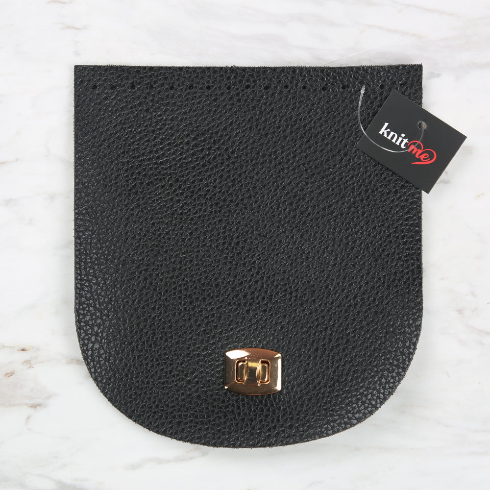 Knitme Stitched Locked Cover 18x20 cm Black BA-01021 