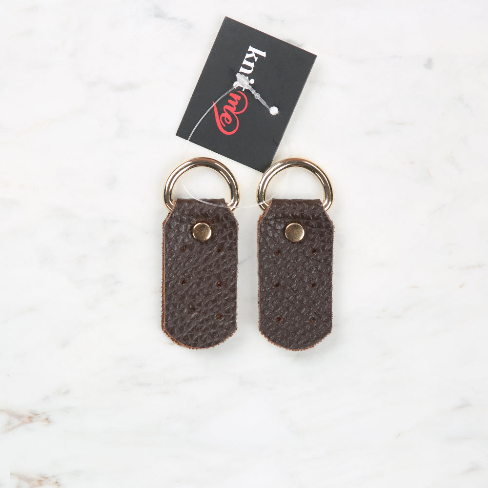 Knitme D Ring  5x2.5 cm Brown BA-0010