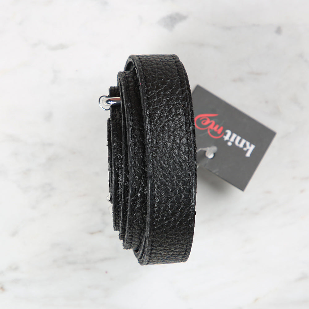 Knitme Sliding Buckle Bag Strap 130x2 cm Black BA-0072