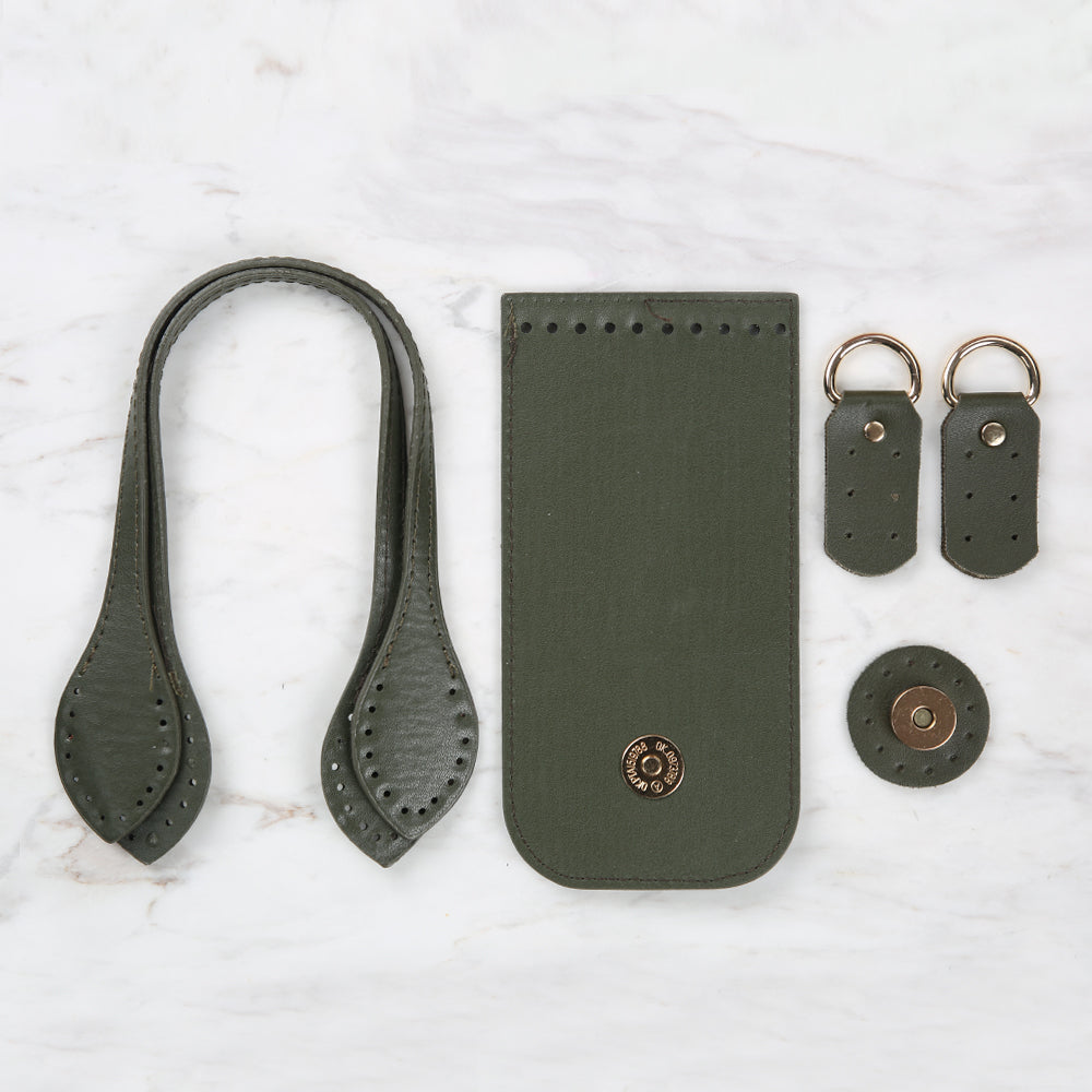 Knitme Fashion Bag Kit 8.5x17 cm Khaki BA-0065