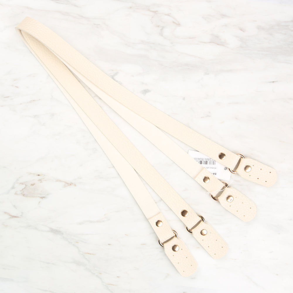 Knitme D-Ring Bag Hanger 80x2 cm Cream BA-0020