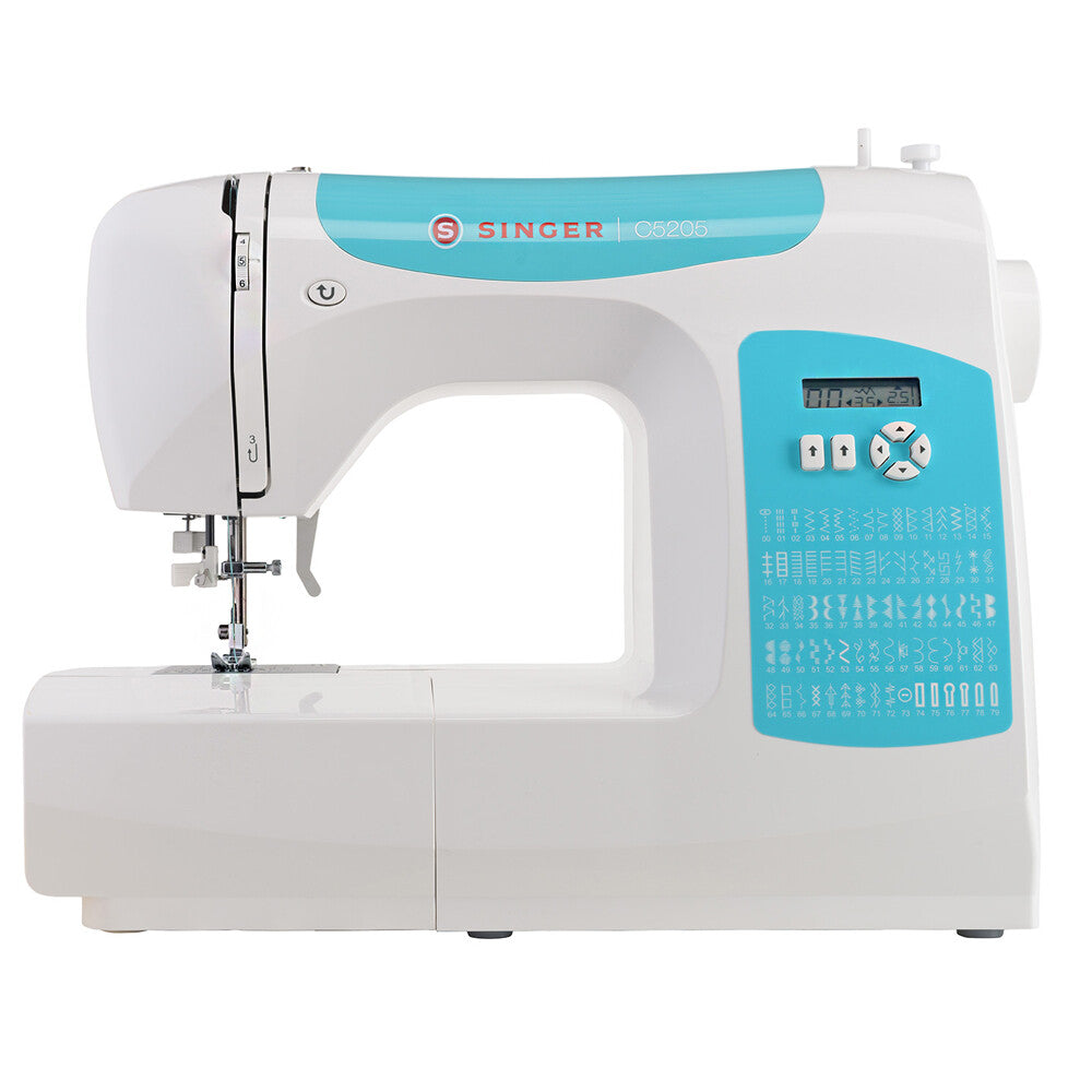 Singer C5205 Electronic Sewing Machine, Turqouise