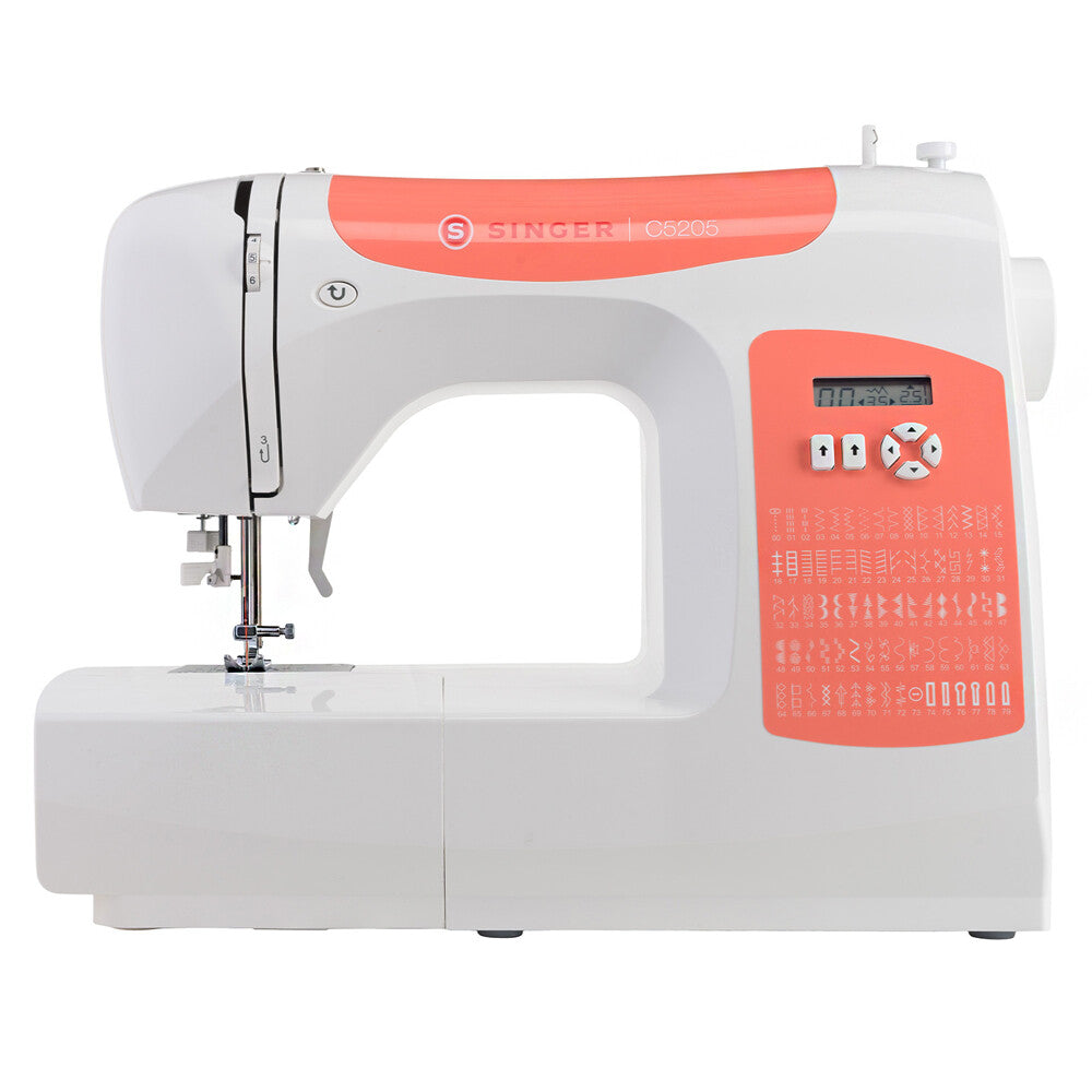 Singer C5205 Electronic Sewing Machine, Orange