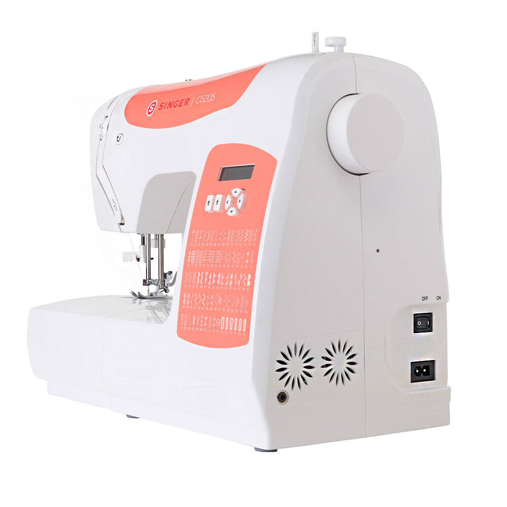 Singer C5205 Electronic Sewing Machine, Orange