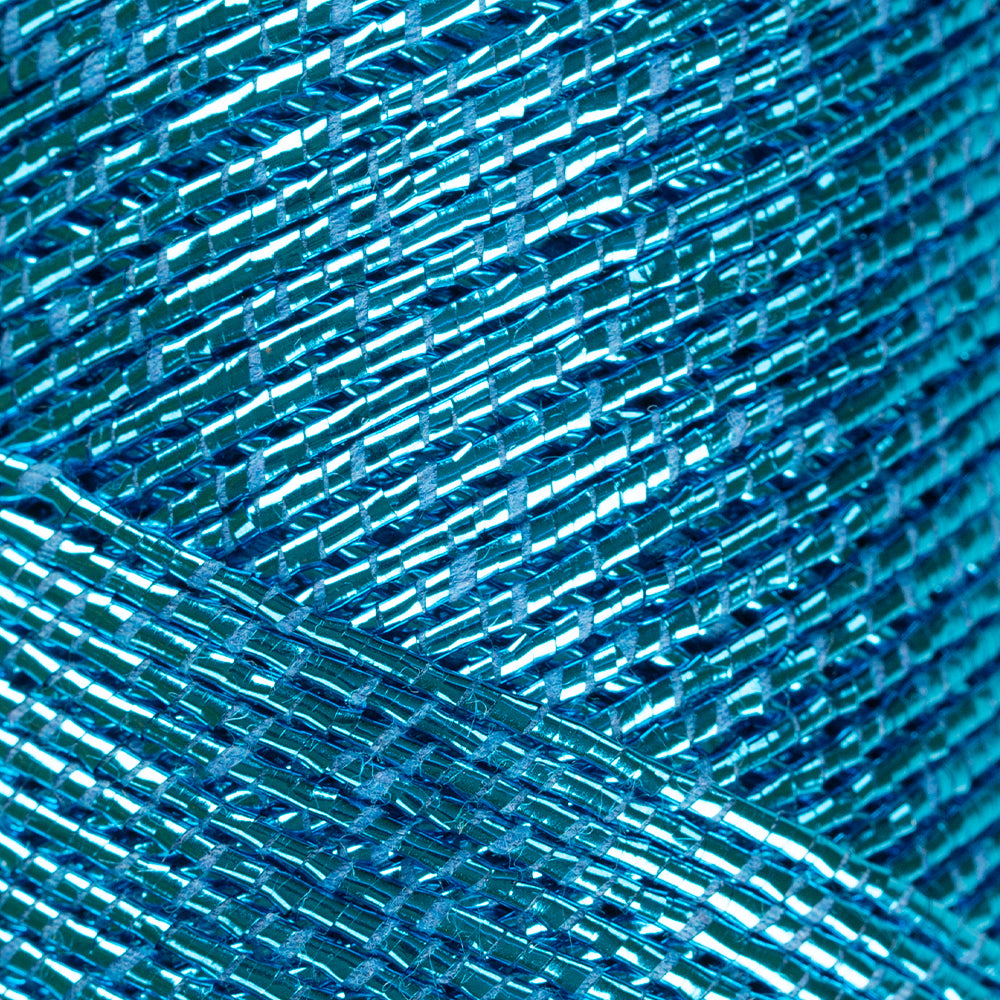 Knitme Parla Glitter Knitting Yarn - Blue.