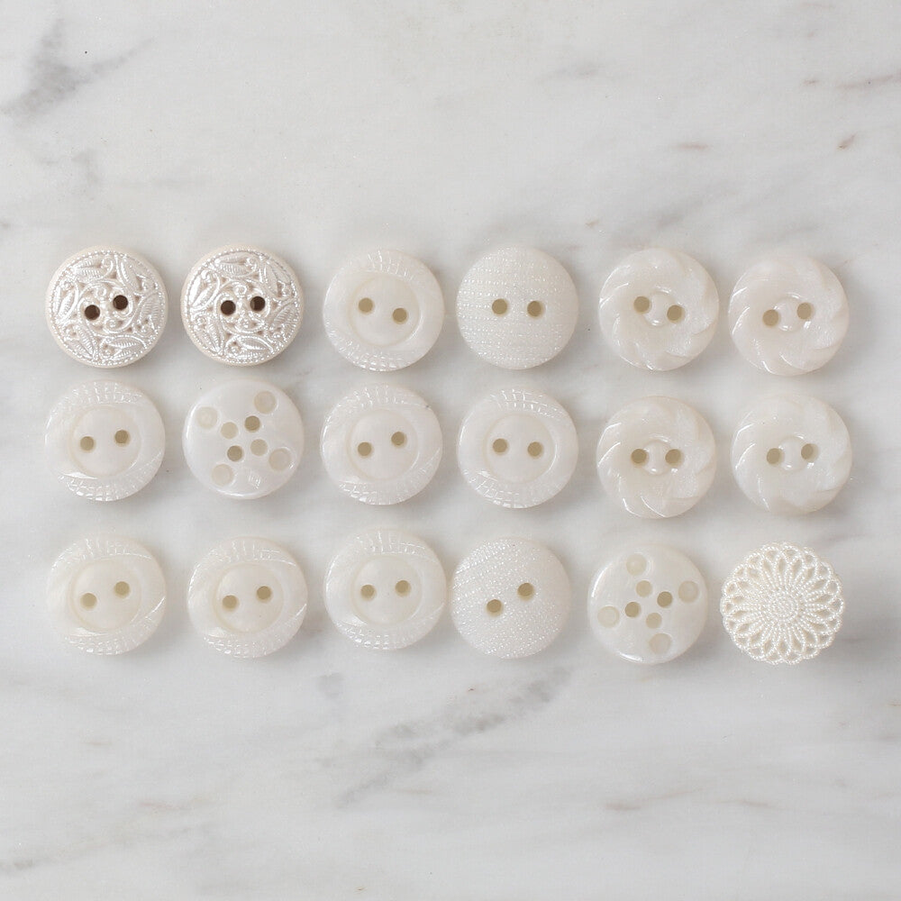 Dress It Up Creative Button Assortment, Heirloom Collection - 77