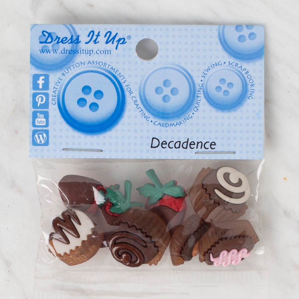 Dress It Up Creative Button Assortment, Decadence