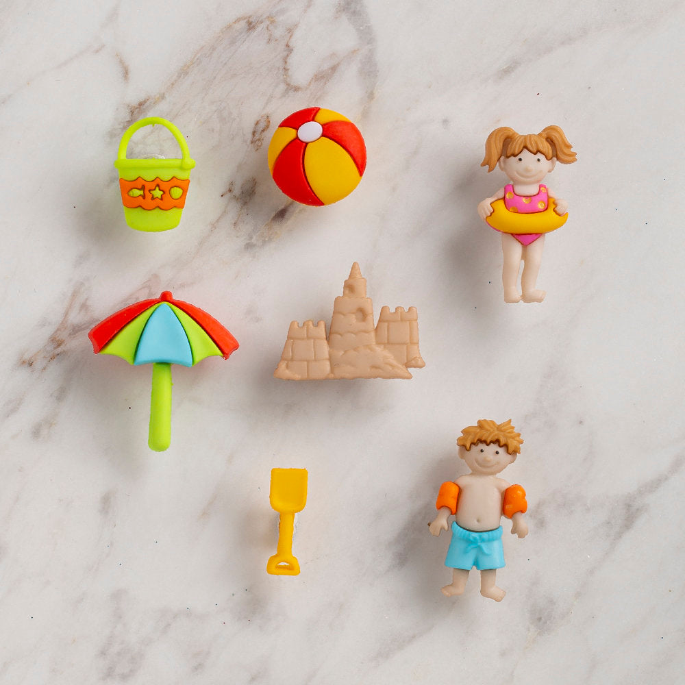 Dress It Up Creative Button Assortment, Day at the Beach - 7674