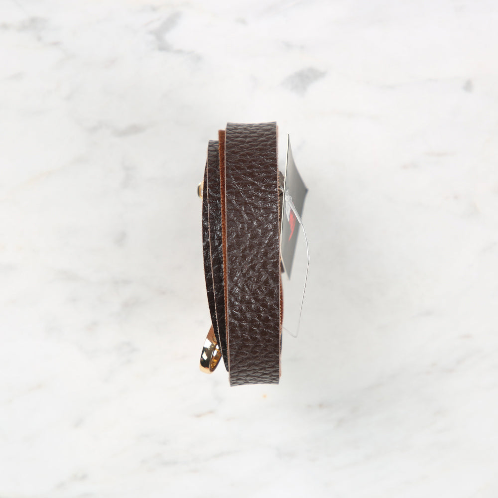 Knitme Sliding Buckle Bag Strap 135x1.5 cm Brown BA-0001
