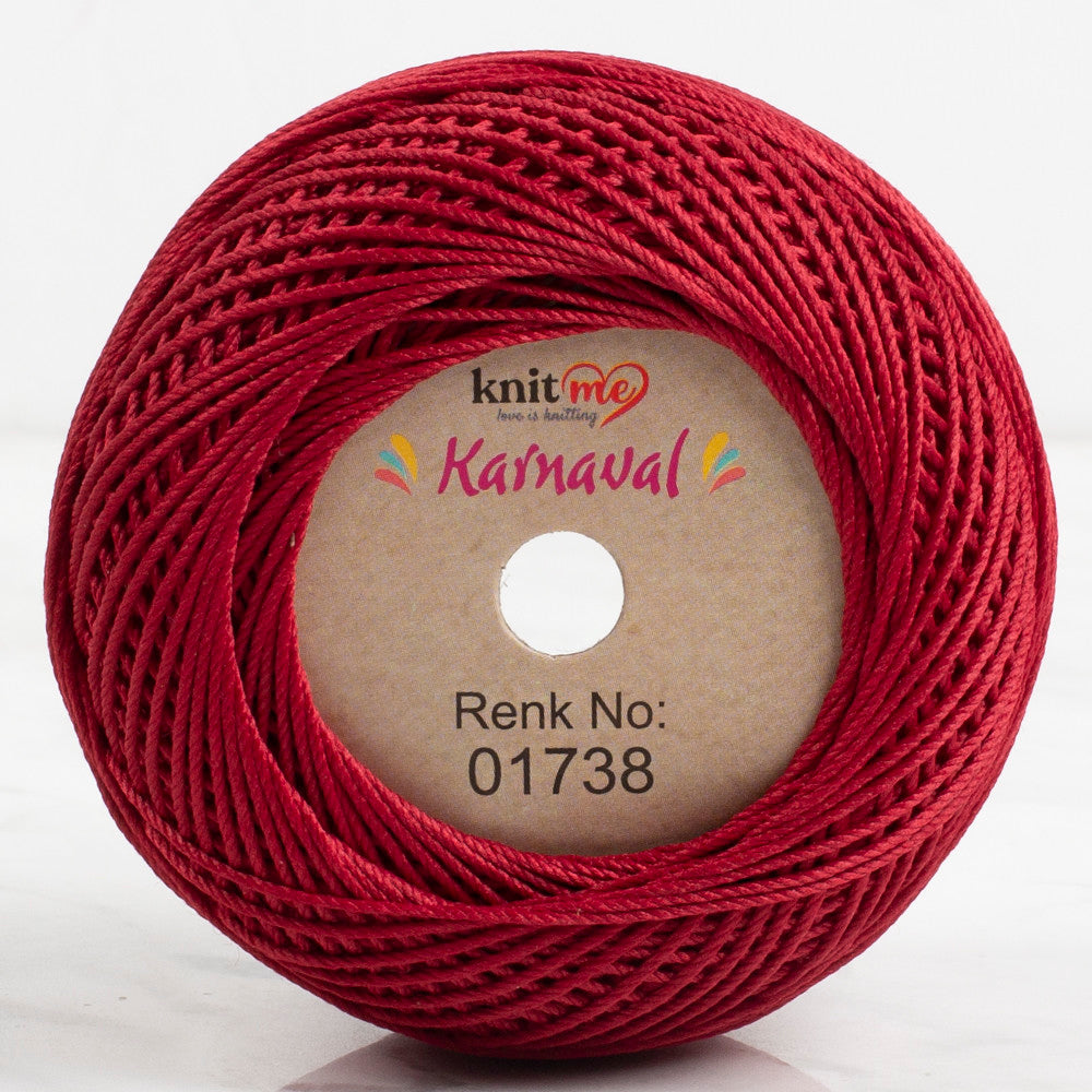 Knit Me Karnaval Knitting Yarn, Light Claret - 01738