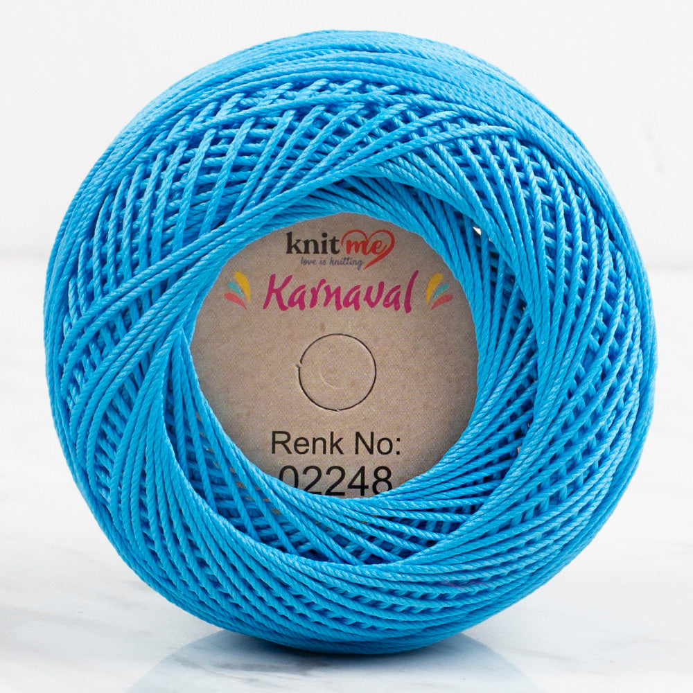Knit Me Karnaval Knitting Yarn, Blue - 02248