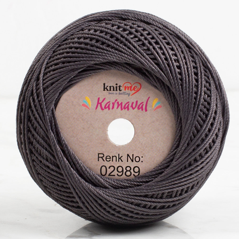 Knit Me Karnaval Knitting Yarn, Antracite - 02989
