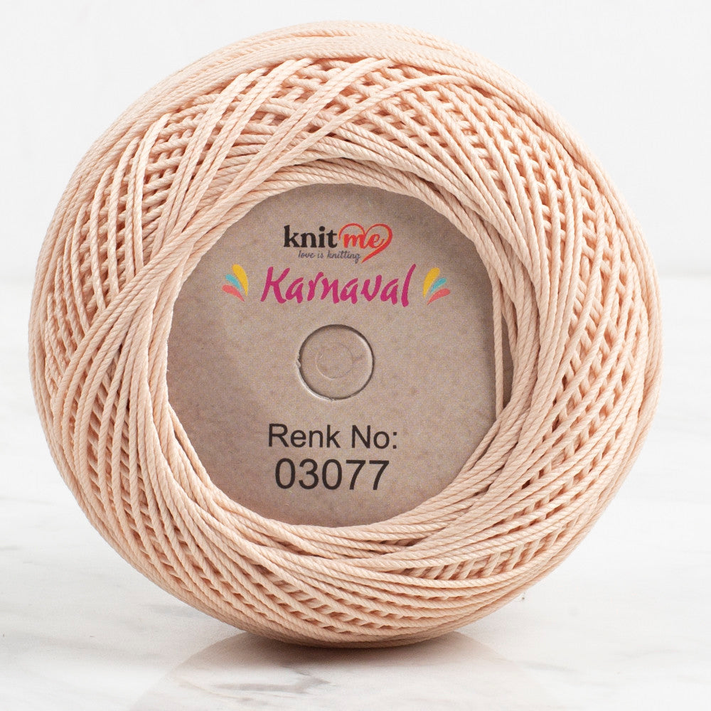Knit Me Karnaval Knitting Yarn, Beige - 03077