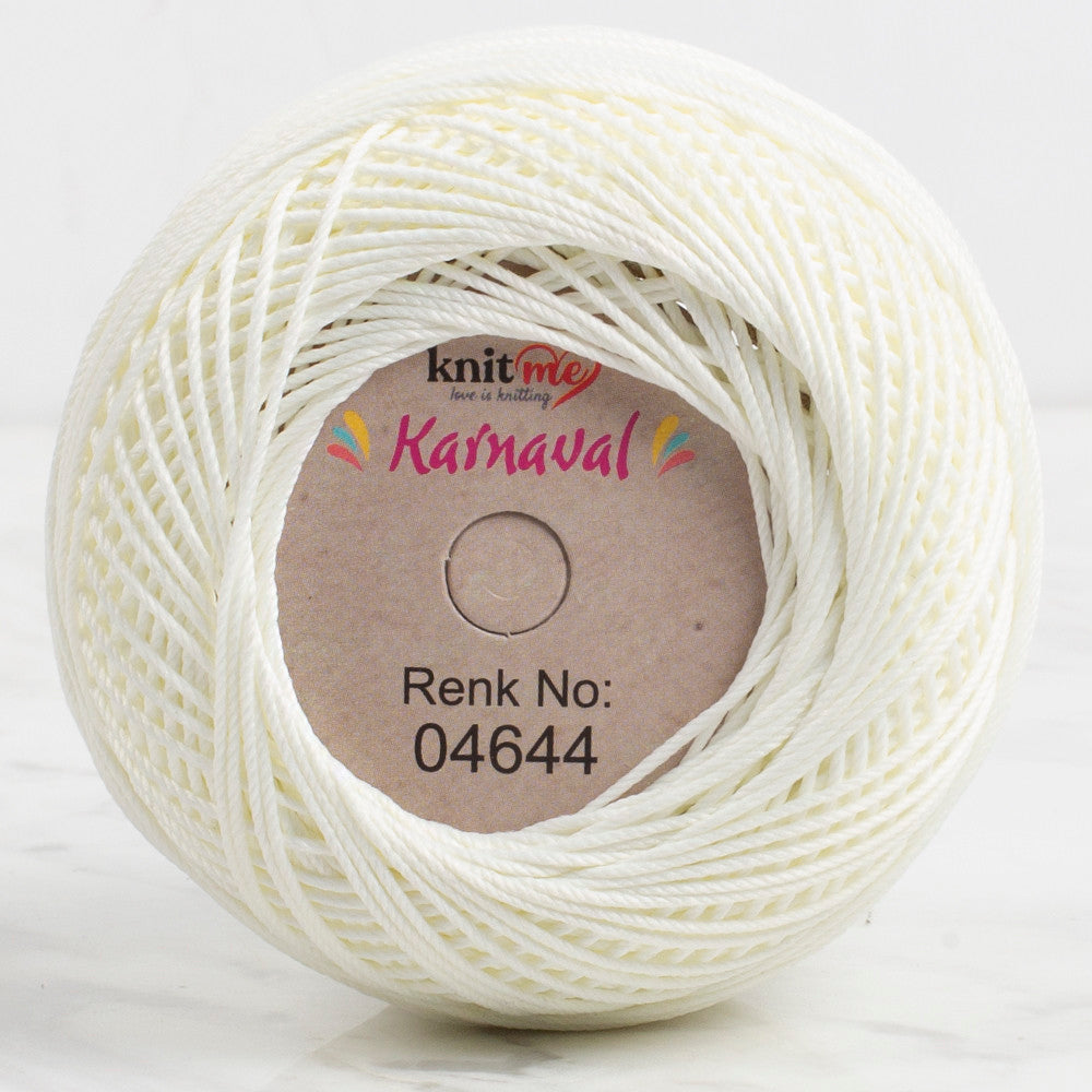 Knit Me Karnaval Knitting Yarn, Ecru - 4644