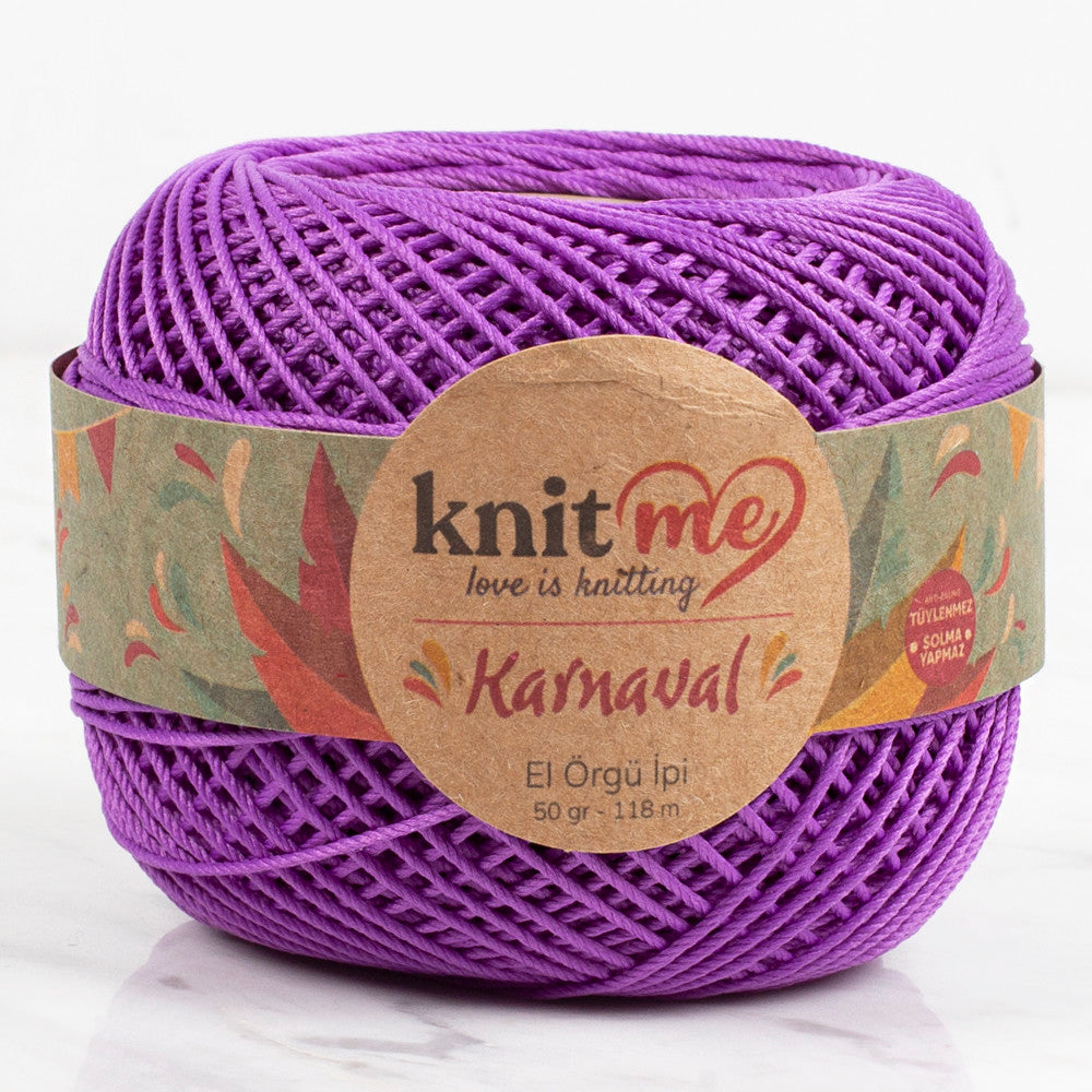 Knit Me Karnaval Knitting Yarn, Purple - 8034