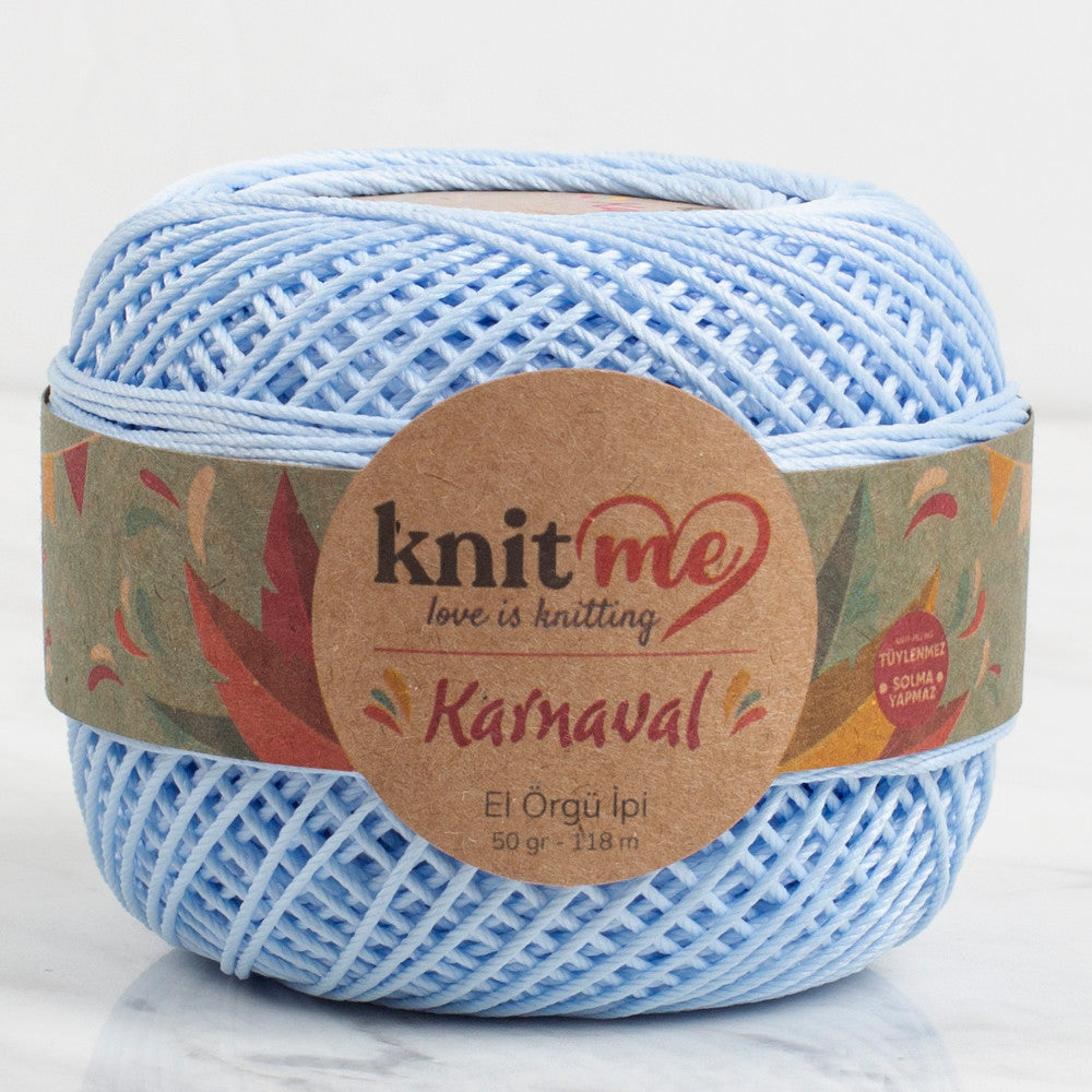 Knit Me Karnaval Knitting Yarn, Baby Blue - 8147